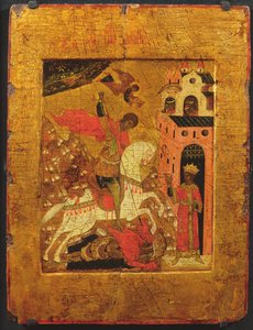 Aziz George ve Ejderha, simge by Russian School