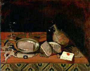 Halı Masa Örtüsü ile Natürmort, c.1730
