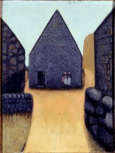 Trewithal Çiftliği (tuval üzerine yağlı boya) by Ruth Adams