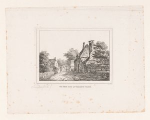 Velsen köyünde görüntüle Vue ödül dans le Village de Velsen (nesne üzerindeki başlık) by S.F. Sanders