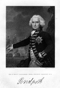 Amiral Alexander Hood 1726-1814, 1. Vikont Bridport, 1837.
