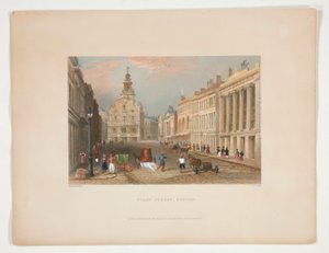 State Street, Boston, Nathaniel Parker Willis için illüstrasyon