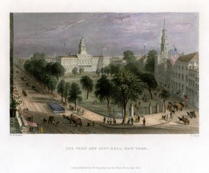 Park ve Belediye Binası, New York, ABD, 1838.