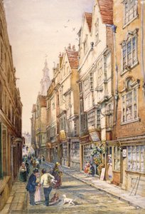 Rising Sun Tavern, Westminster, Londra, c1860 dahil olmak üzere Wych Caddesi