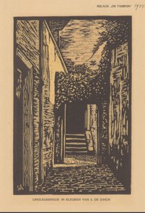 kapılı sokak by S. de Jongh