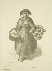 Eski Kingswood Çiçek Satıcısı, c.1828 by S. or D. A. Peters