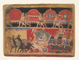 Krishna ve Kshatriya Bakireleri Dwarka