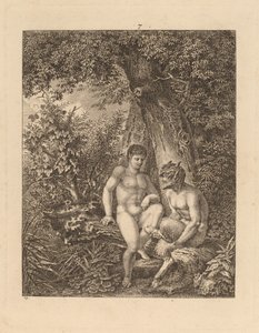 Bir Ormanda İki Satir by Salomon Gessner