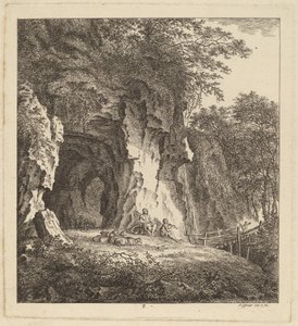 Kayalık Bir Manzarada İki Çoban, 1764.