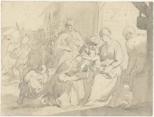 Kralların hayranlığı by Salomon de Bray (attributed to)