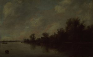 Nehir manzarası, 1631 by Salomon van Ruisdael or Ruysdael