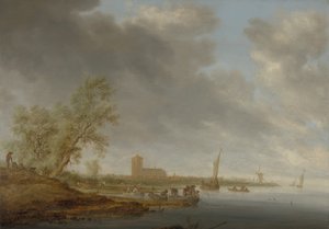 Naarden Manzaralı Nehir Manzarası