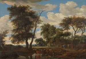 Bir köy manzarası