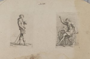 (Figürin Serisi) Kolu Göğüs Hizasında Olan Adam by Salvator Rosa