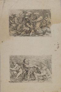 (Figürin Serisi) Nehir Tanrıları Savaşıyor by Salvator Rosa