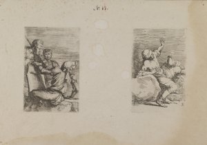 (Figürin Serisi) Üç Asker by Salvator Rosa