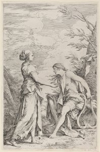 Apollon ve Cumali Sibyl by Salvator Rosa