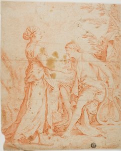 Apollo ve Cumean Sybil by Salvator Rosa