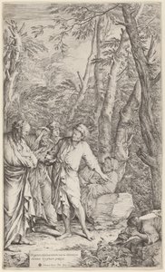 Diogenes Kasesini Uzaklaştırıyor by Salvator Rosa
