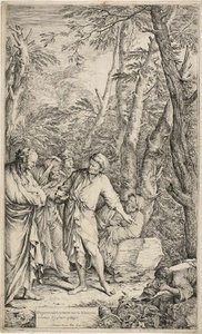 Diogenes Kasesini Atıyor by Salvator Rosa