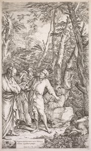 Diogenes ve Kupası by Salvator Rosa