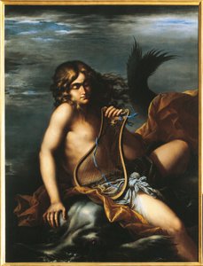 İtalya, Arion yunus üzerinde by Salvator Rosa
