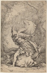 Jason ve Ejderha by Salvator Rosa