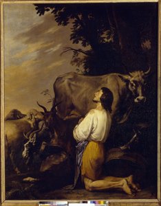 Müsrif oğul meseli (Müsrif oğul meseli). Salvatore Rosa (1615-1673), tuval üzerine yağlı boya, yaklaşık 1640-1650. italyan sanatı by Salvator Rosa
