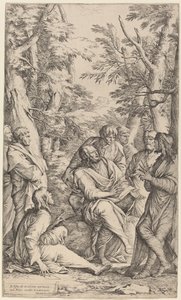 Platon Akademisi by Salvator Rosa