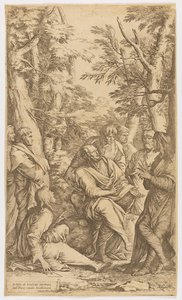 Platon Akademisi by Salvator Rosa