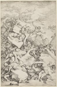 Devlerin Düşüşü by Salvator Rosa
