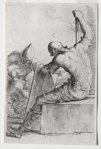 Heykelcik Serisi: Heykelcik by Salvator Rosa