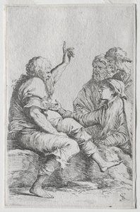 Heykelcik Serisi: Heykelcik, 1656-57. by Salvator Rosa