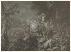 Jacob ve Rachel'a veda by Salvatore Castiglione