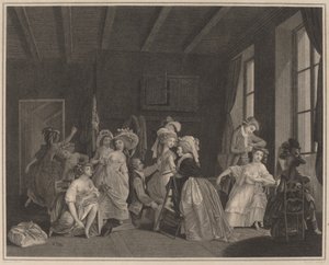 Bale Hazırlıkları by Salvatore Tresca after Nicolas Lavreince