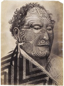 Tamati Waka Nene, 1880 dolayları (albüm baskısı) by Sam Stuart