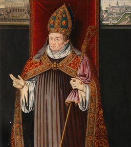 Wykeham'lı William (panelde yağ) by Sampson Strong