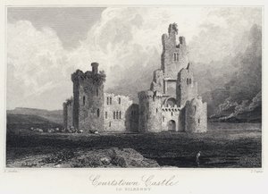 Courtstown Kalesi, Co Kilkenny (gravür) by Samuel (after) Austin