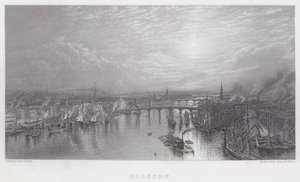 Glasgow (gravür) by Samuel (after) Bough
