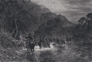 Rob Roy için İllüstrasyon (gravür) by Samuel (after) Bough