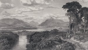 Rob Roy için İllüstrasyon (gravür) by Samuel (after) Bough