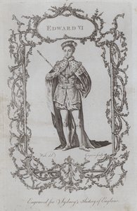 Edward VI (gravür) by Samuel (after) Wale