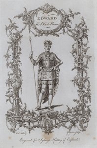 Kara Prens Edward (gravür) by Samuel (after) Wale