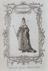 Elizabeth (gravür) by Samuel (after) Wale
