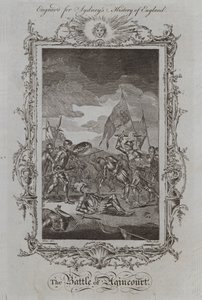 Agincourt Savaşı (gravür) by Samuel (after) Wale