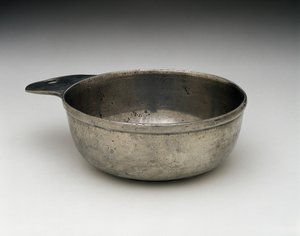 Porringer, c. 1775-1825 (kalay) by Samuel (attr.to) Pennock
