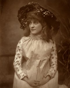 Minnie Palmer, Amerikalı oyuncu, 1884 by Samuel A Walker