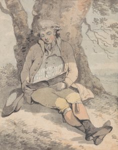 P. Wilkinson Av. Bir Meşenin Gölgesinde Oturup Islık Çalmayı Öğrenmek by Samuel Alken