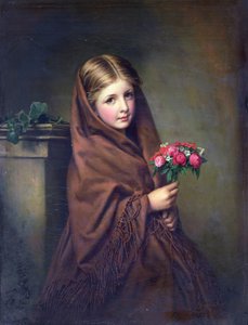 Londra Çiçekçi Kız by Samuel Baruch Halle