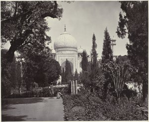 Tac Mahal ve bahçesinin görünümü The Taj, from the Garden (orijinal başlık) Taj (nesne üzerindeki başlık)